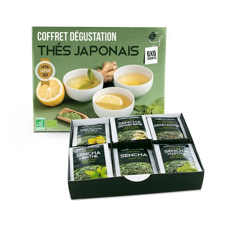 COFFRET DEGUSTATION DE 20 THES DIFFERENTS BIO en sachet